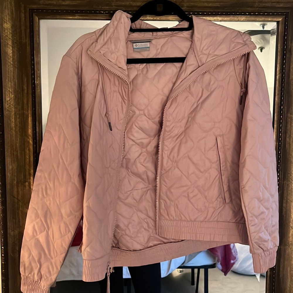 light pink all weather jacket